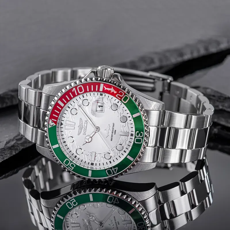 Invicta Pro Diver Quartz Silver Dial Men's Watch- 44714